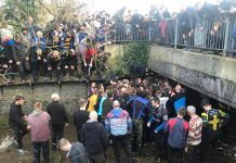 The hunt is under way for the Shrovetide ball. Photo: Cloe Astbury