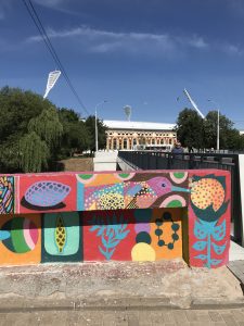 Dinamo Stadium in the distance