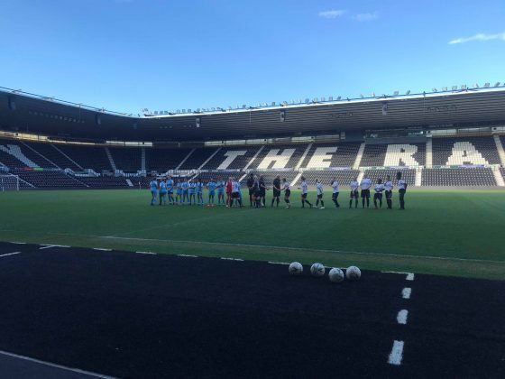 Derby County Ladies before kick off