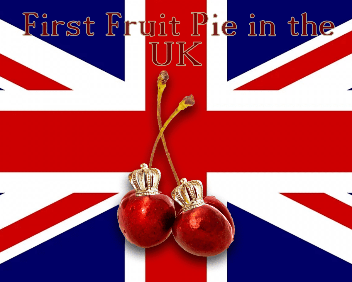 The first fruit pie eaten in the UK was served to royalty.