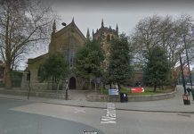 Pictured is St Werburgh's Church, in Derby