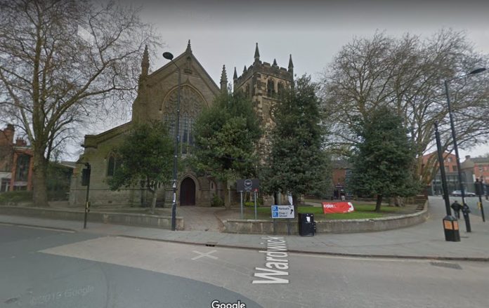 Pictured is St Werburgh's Church, in Derby