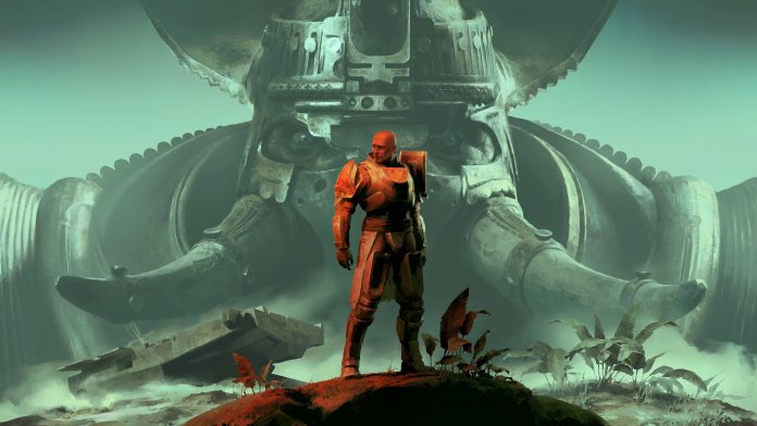 Commander Zavala standing in front of the face of the Empress of the Cabal, Caiatl, for the Season of the Chosen. Credit: Bungie
