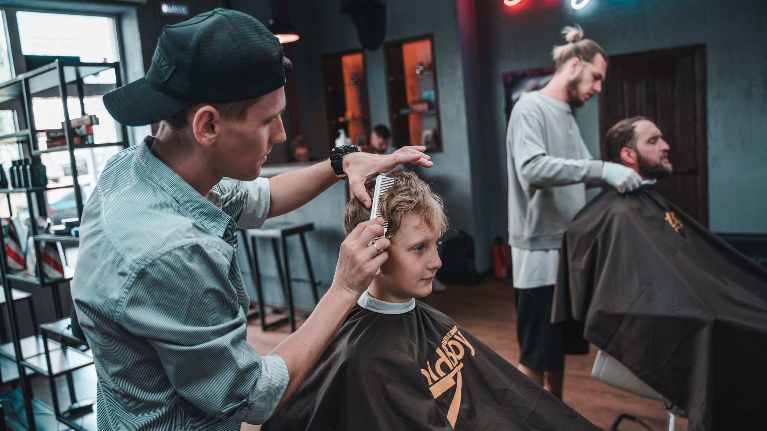 Barbershop reopen for business