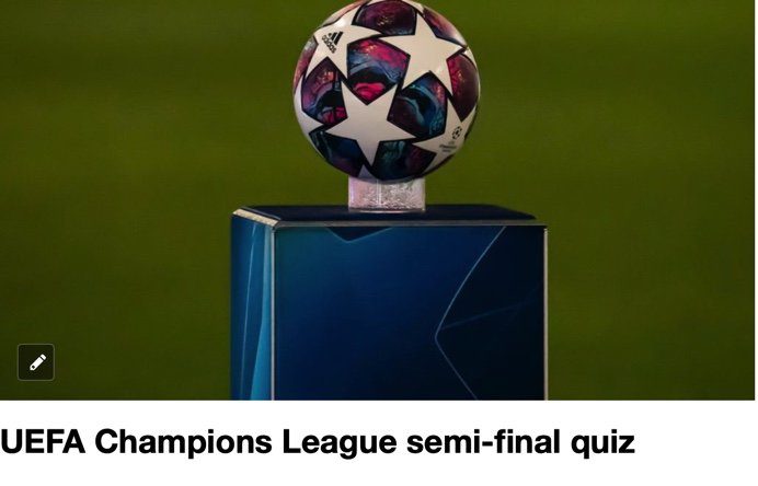 Champions League quiz