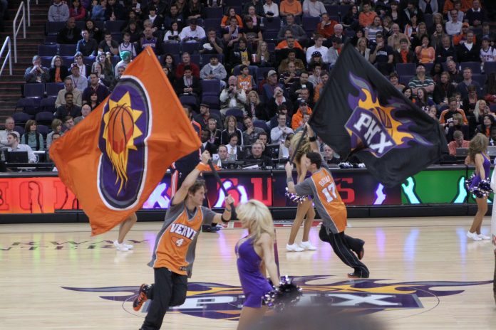 Phoenix Suns centre court
