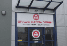 Gracie Barra Derby gym entrance
