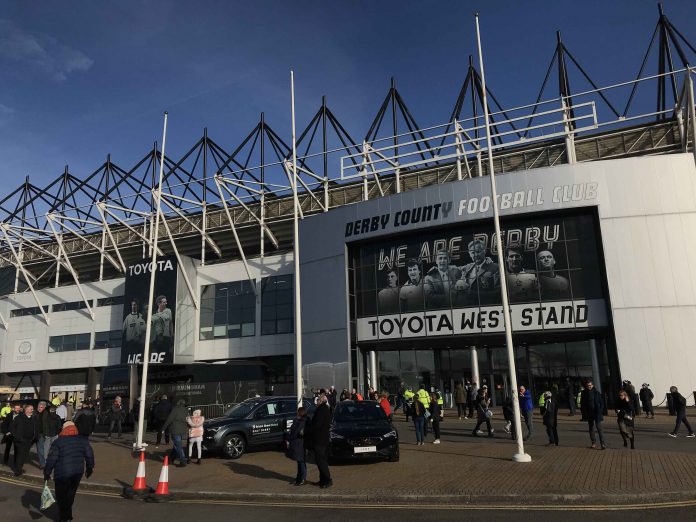 This is an image of Pride Park Stadium.