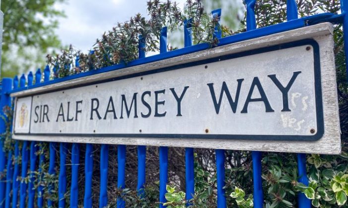 Sir Alf Ramsey Way Sign