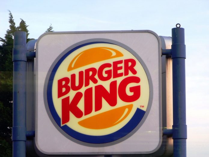 This is an image of a Burger King Sign