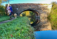 An image of a bridge along the Trent and Mersey Canal near Barrow upon Trent