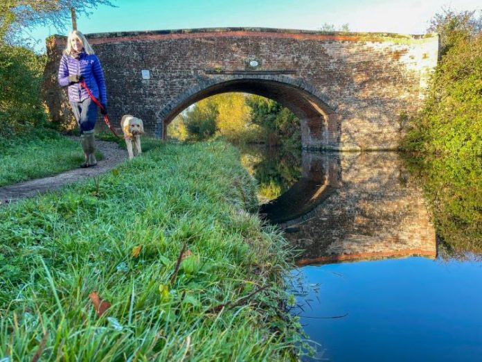 An image of a bridge along the Trent and Mersey Canal near Barrow upon Trent