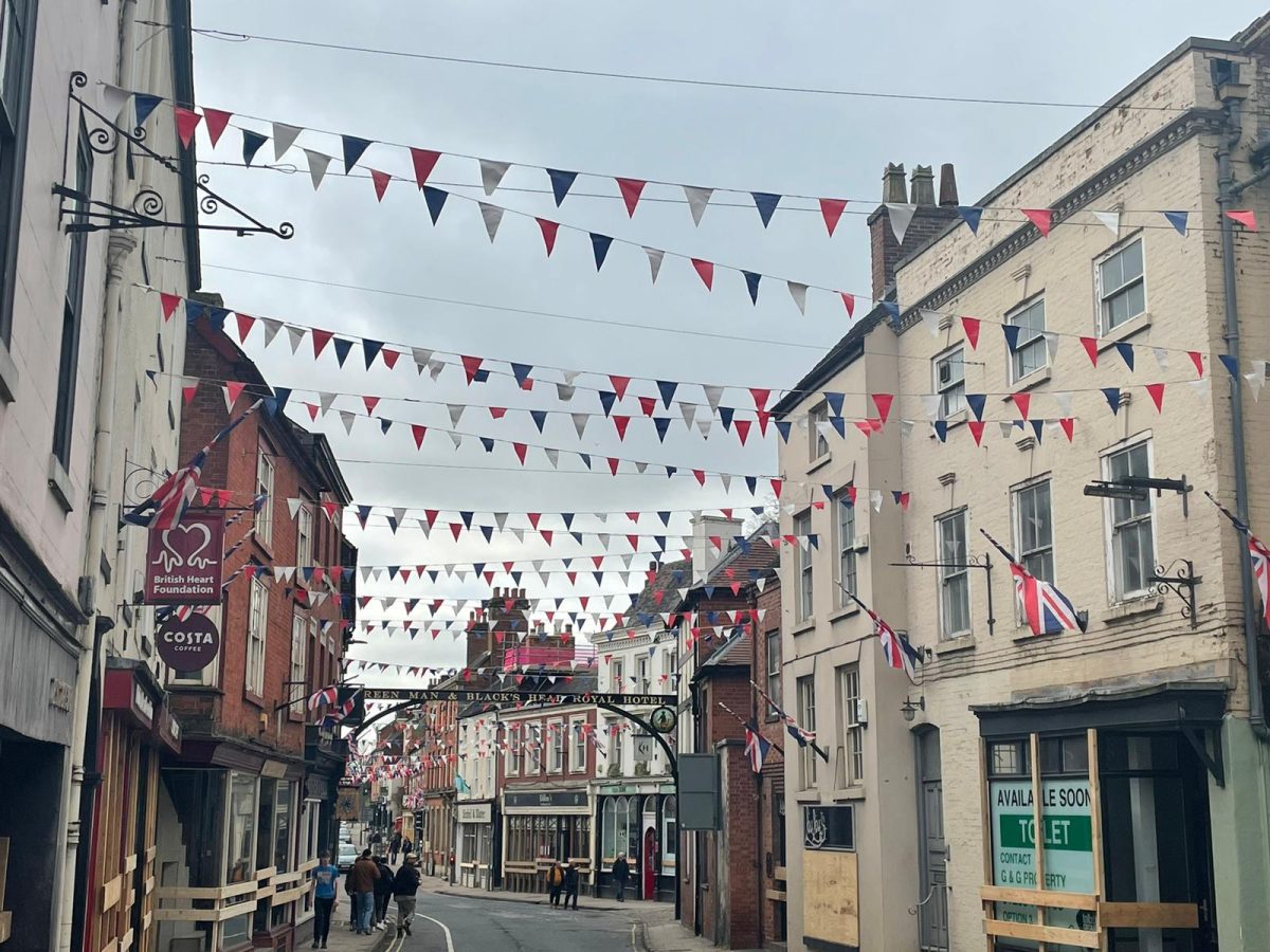 The bunting in Ashbourne