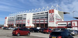 Pictured is the Bet365 Stadium, home of Stoke City