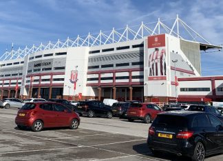 Pictured is the Bet365 Stadium, home of Stoke City