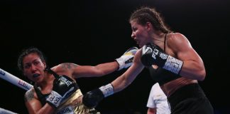 Sandy Ryan vs Erica Farias fighting for WBC International Female Super-Lightweight Title