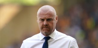 Everton manager Sean Dyche prior to the Premier League match at the Molineux Stadium, Wolverhampton. Picture date: Saturday May 20, 2023.