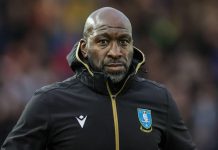 This is an image of Sheffield Wednesday manager Darren Moore.
