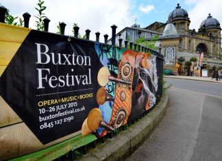 A photo of Buxton Opera House during the annual fringe festival