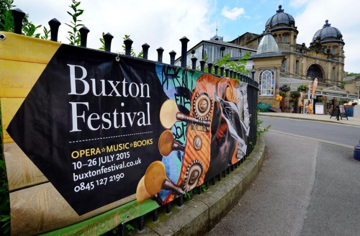 A photo of Buxton Opera House during the annual fringe festival