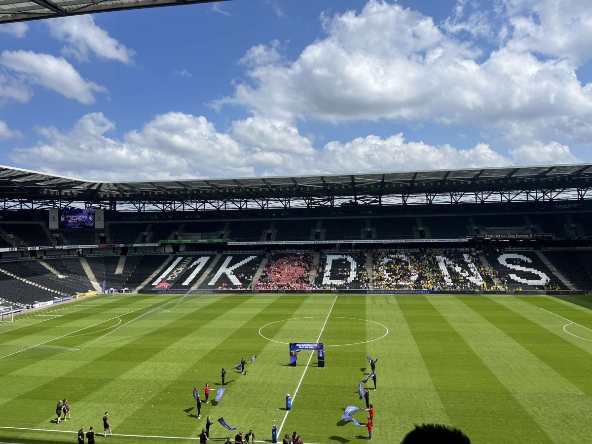 An image of Stadium MK just before kick off