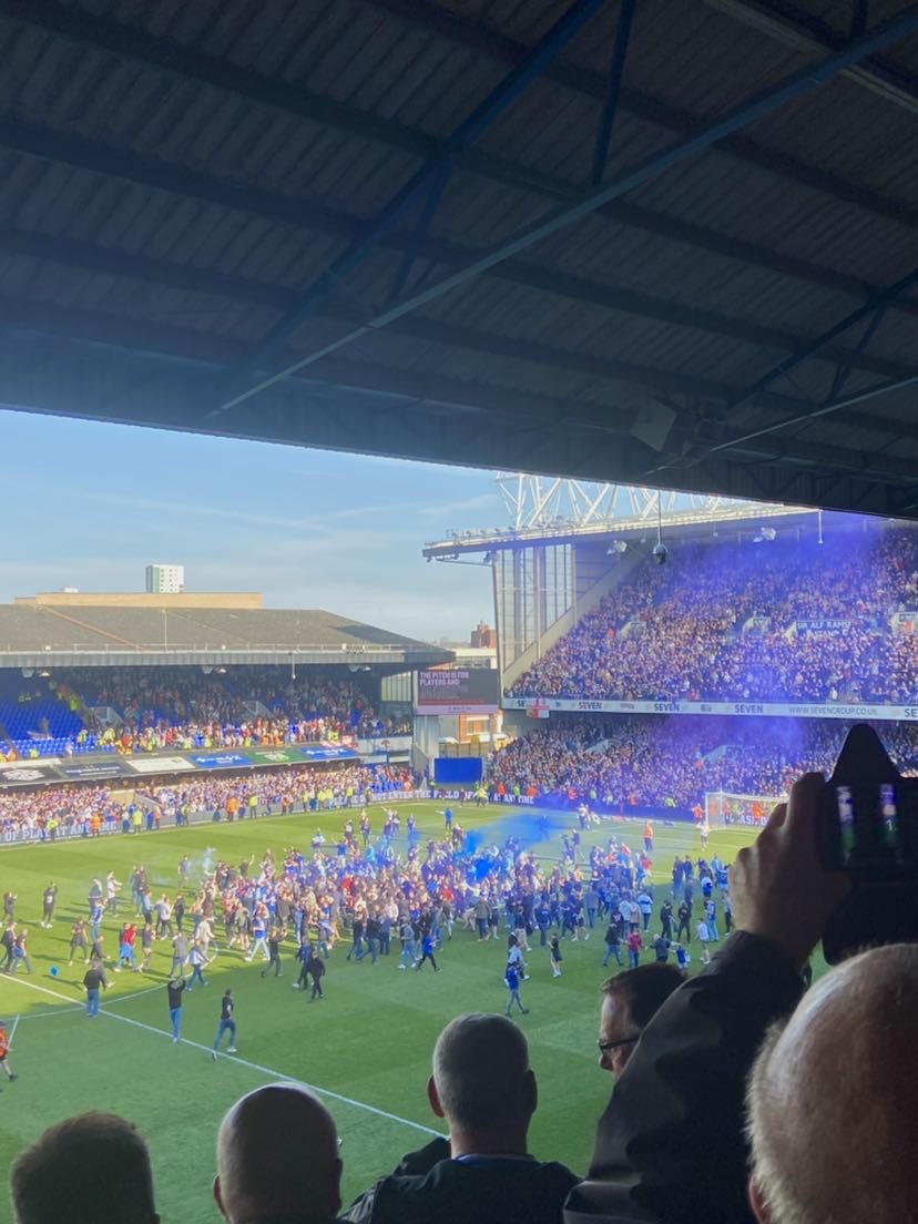 Ipswich Town Celebrate Promotion At Portman Road