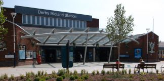 Pictured is Derby Railway Station