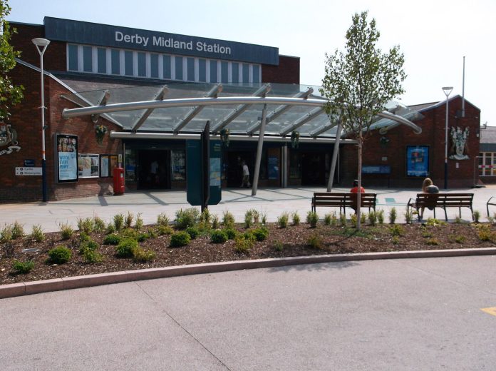 Pictured is Derby Railway Station