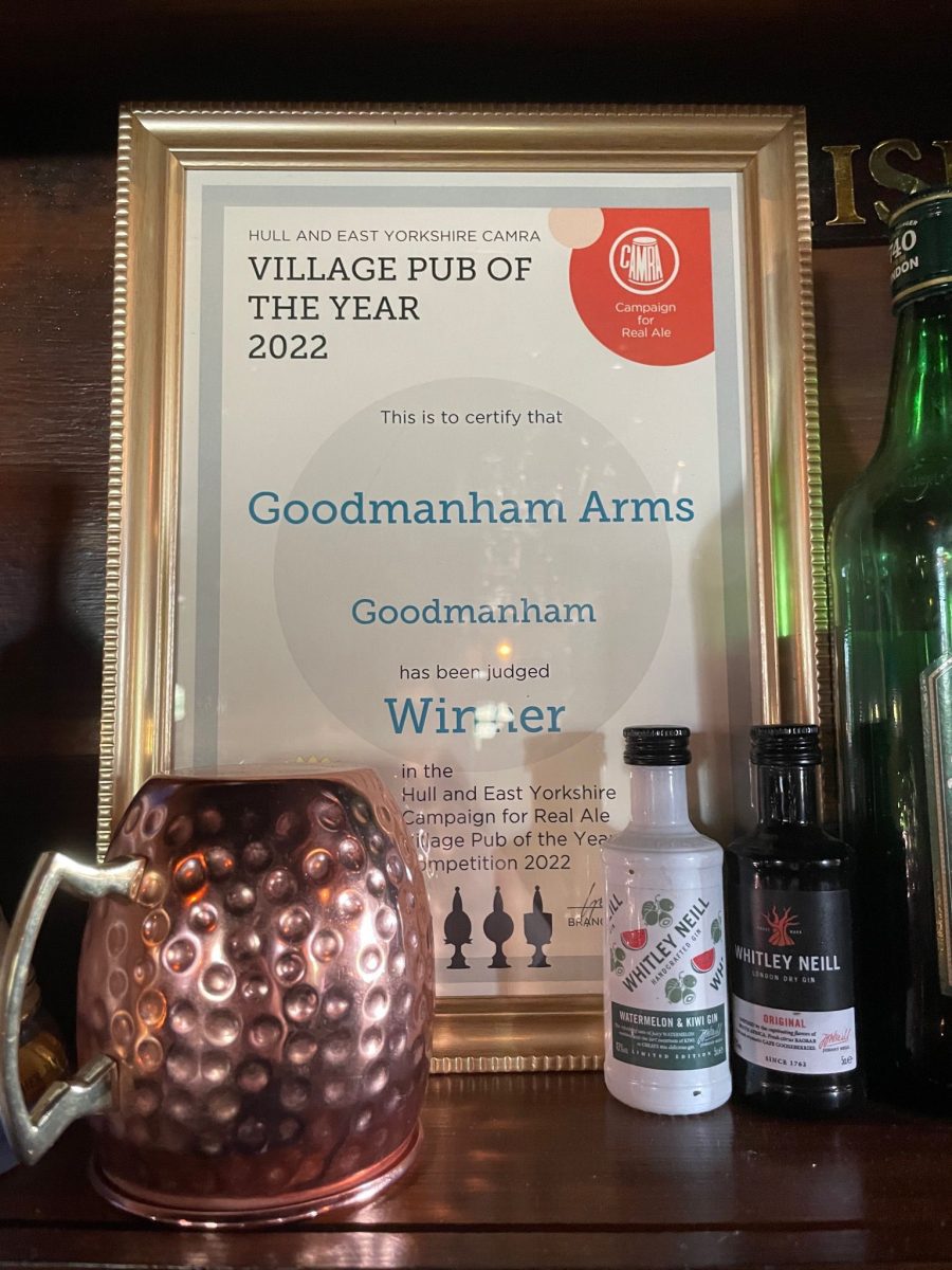 Goodmanham Arms award