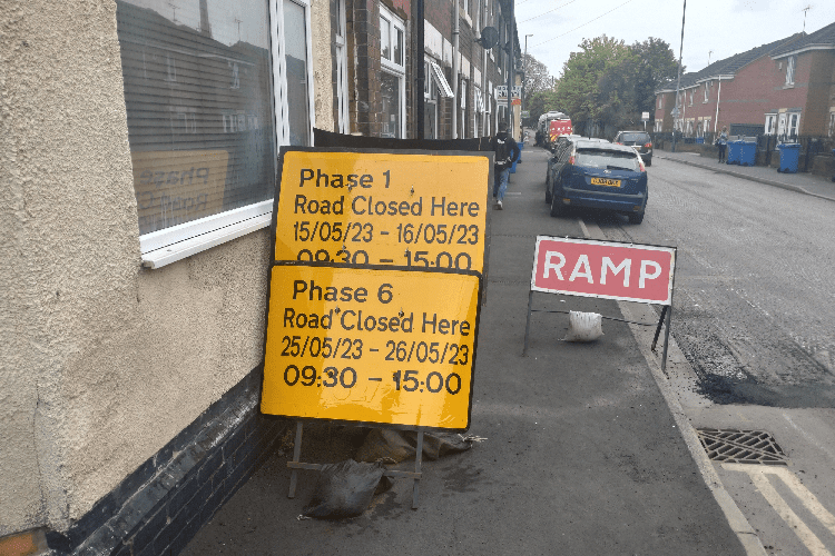 Road Closure Signs