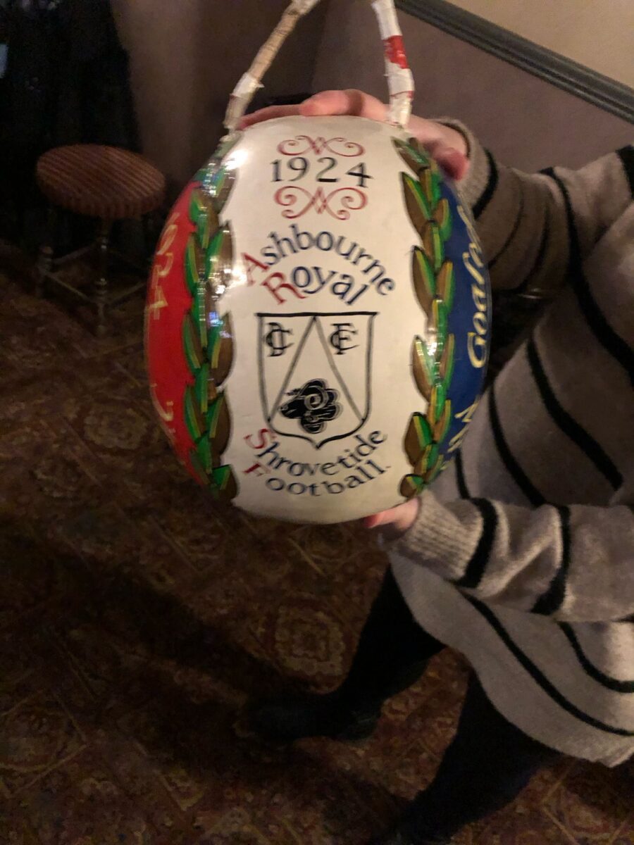This is an image of a Shrovetide ball from 1924