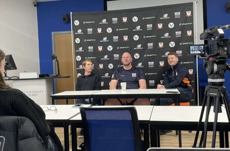 Liam Sutcliffe's post-match press conference after Derby 1sts gain promotion