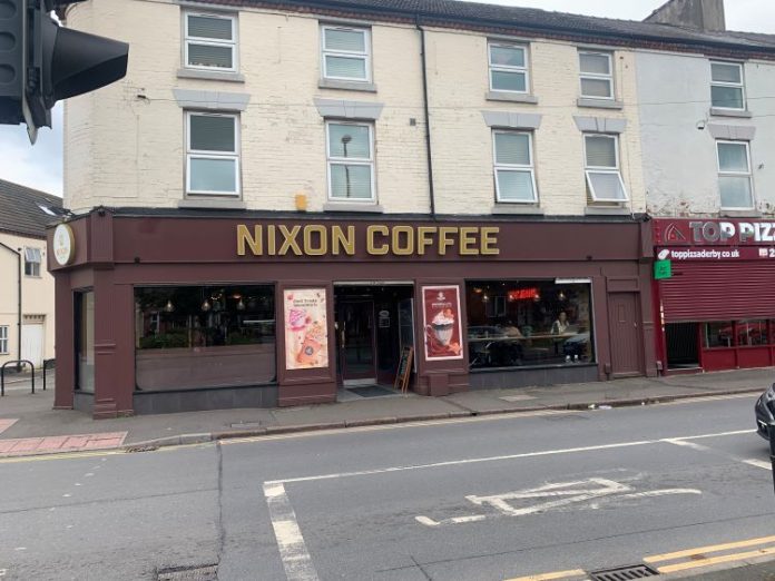 Outisde Nixon Coffee