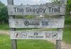 This is the sign for Skegby Trail