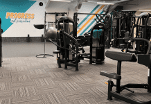 This is a photo of a gym