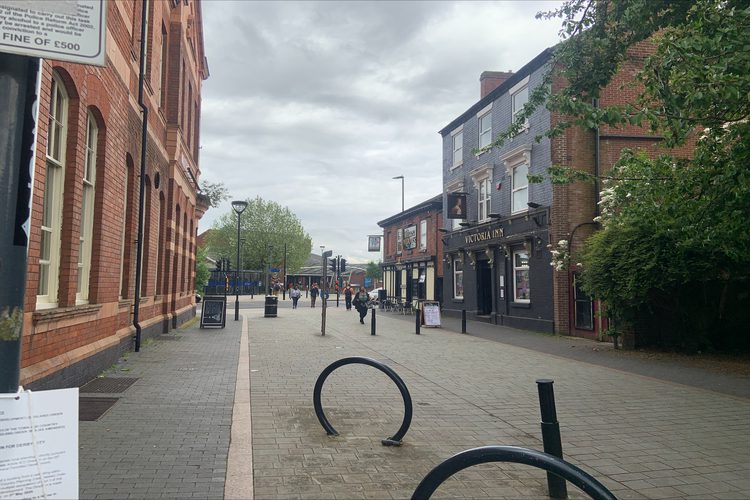 The pub is situated opposite Derby train station. Photo: 100570585