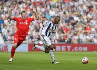 Jonathan Leko appeared 15 times for West Bromwich Albion in the Premier League | Photo credit: Malcolm Couzens/Sportimage from Alamy