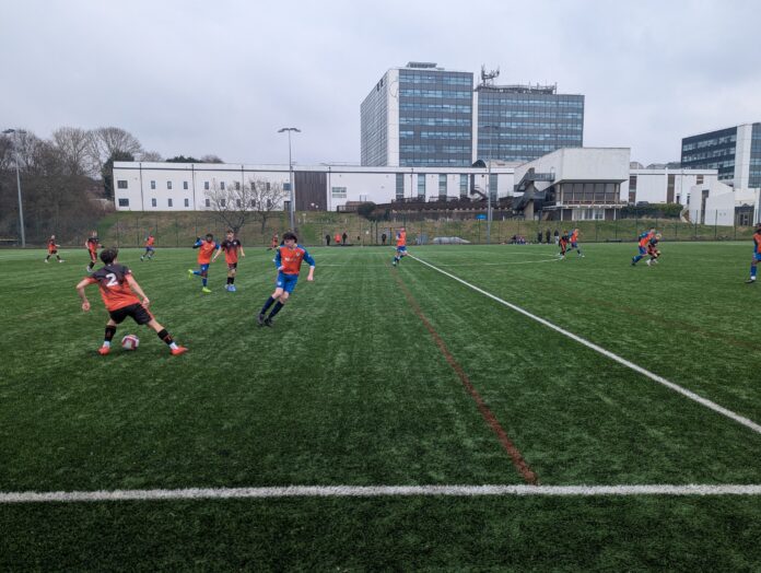 A picture from Kedleston Road of Derby Men's 3s playing Bedfordshire Men's 1s.