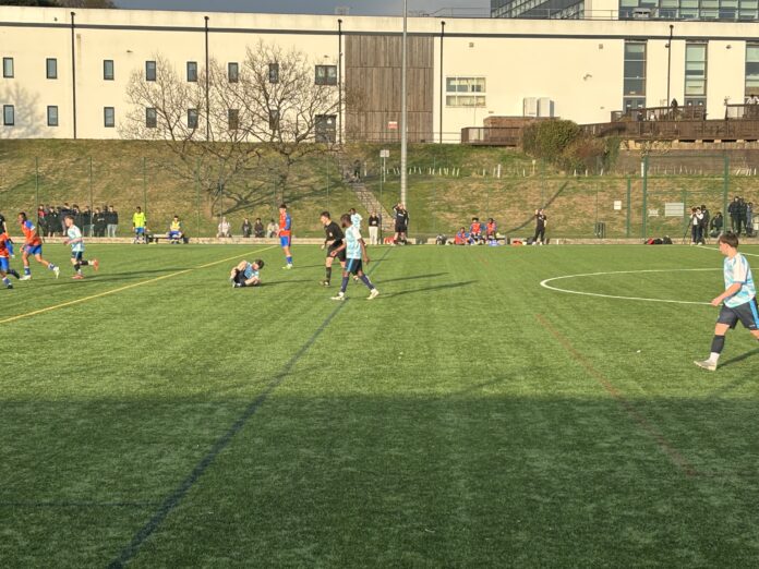Derby Men's firsts in action in their title deciding clash.