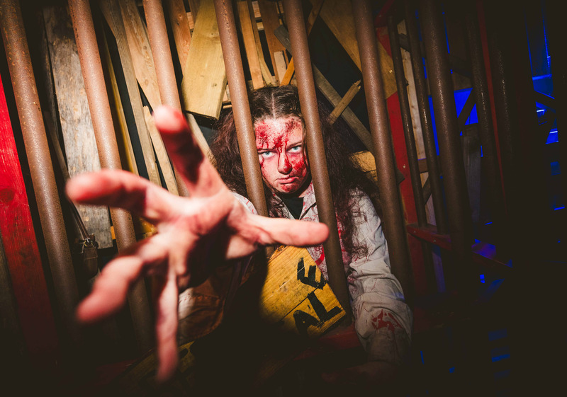 Pictured is another one of the characters at Screamfest.