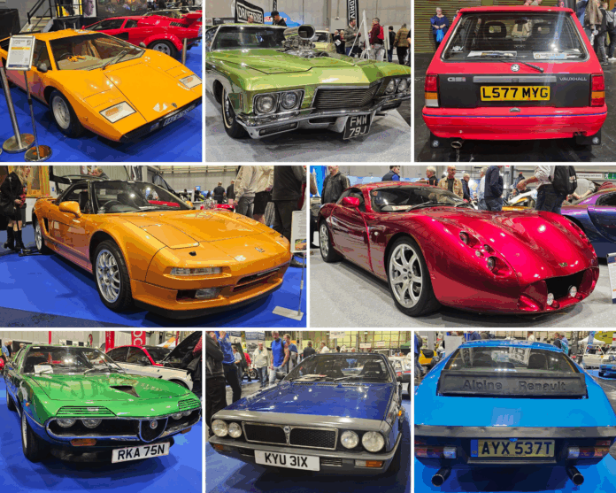 A collage of picture of cars