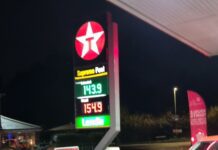 Motorists warned as fuel prices continue to soar around Derbyshire Petrol Station sign showing fuel prices