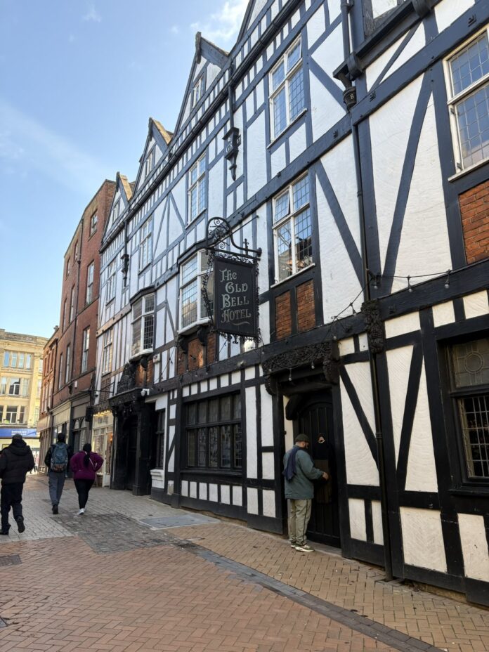 An image of one of the venues: The Old Bell Hotel