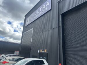 This is a close up of Ultra Warehouse.