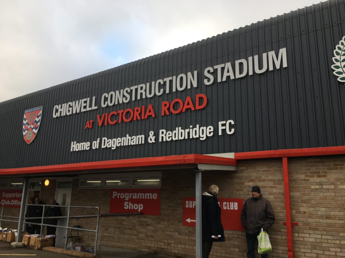 An image of Dagenham & Redbridge's stadium.