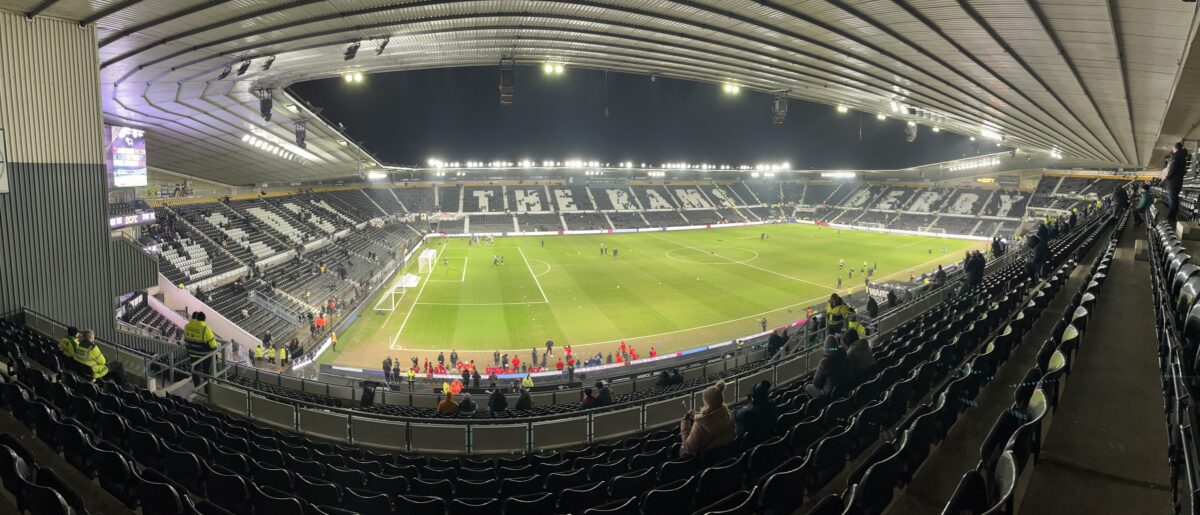 Image of Derby County's stadium Pride Park