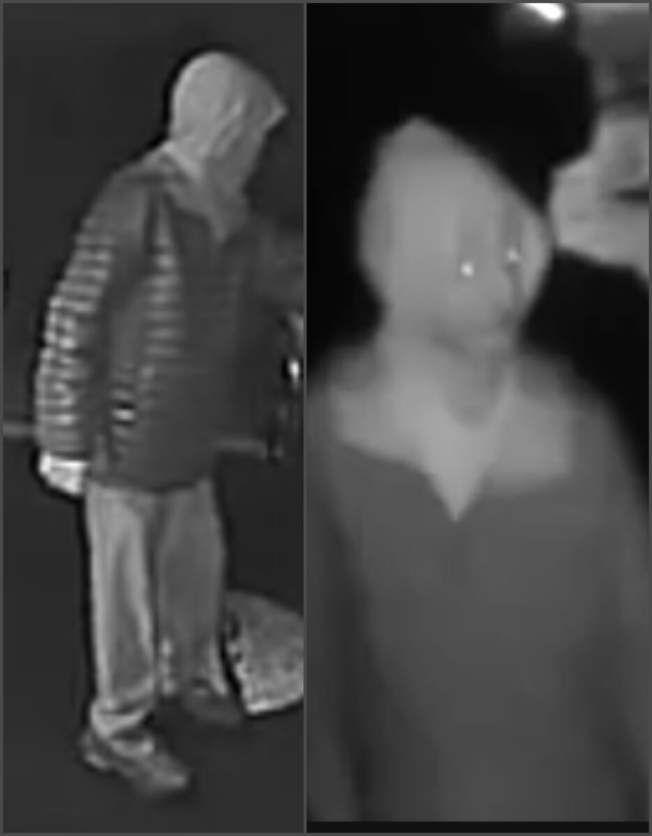Image of CCTV footage of Jaguar thieves released by Derbyshire Police