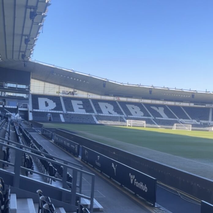 Pride Park. Captured by Reuben Page.
