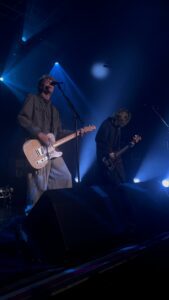 Brothers Finn and Conor Keogh playing their live show last night in Londons Electric Ballroom