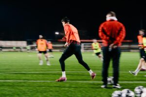 Josh Ayres pictured in training for Alfreton Town